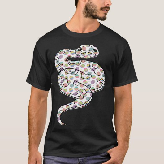 Cute Easter Egg Ball Python  Easter Day 2023 Tシャツ (正面)