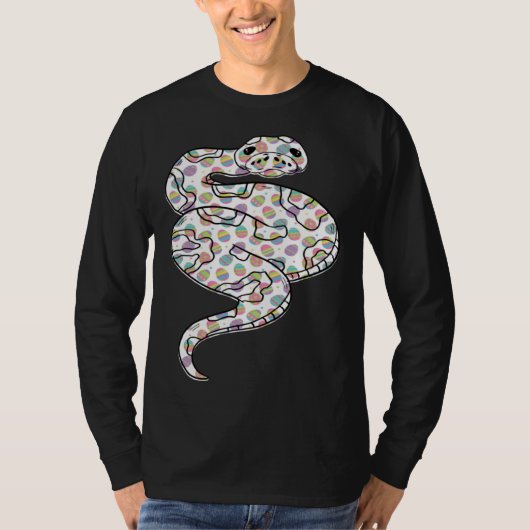 Cute Easter Egg Ball Python  Easter Day 2023 Tシャツ (正面)