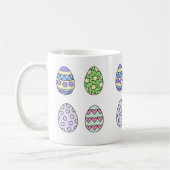 Cute Easter Eggs Mug コーヒーマグカップ (左)