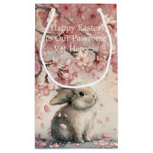 Cute Easter Gift Bag for Veterinary Personal  スモールペーパーバッグ (裏面)