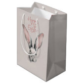 Cute Easter Rabbit Medium Gift Bag ミディアムペーパーバッグ (裏面アングル)