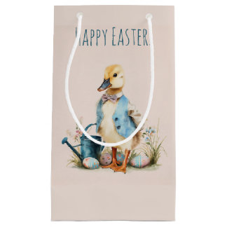 Cute Easter small glossy Gift bag スモールペーパーバッグ