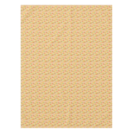 Cute Easter/spring patterned flowers テーブルクロス (正面)