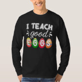 Cute Easter Teacher  I Teach Good Eggs Easter Teac Tシャツ (正面)