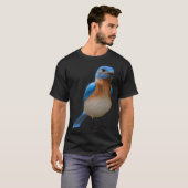 Cute Eastern Bluebird Sunset  1 Tシャツ (正面フル)