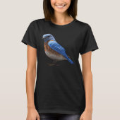 Cute Eastern Bluebird Sunset Tシャツ (正面)