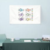 Cute Eggs Pain Scale Nurse Triage ICU Assessment E 横断幕 (トレードショー)