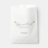 Cute Elegant Sprinkled With Love Wedding フェイバーバッグ (正面)