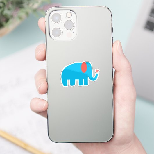 Cute Elephant シール (スマートフォン)