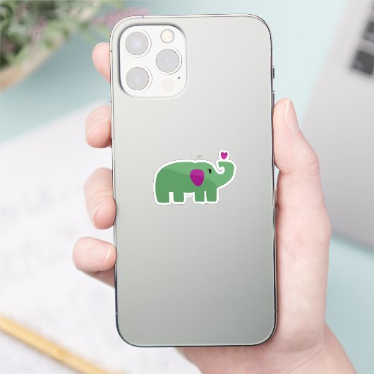Cute Elephant シール (スマートフォン)