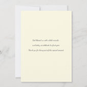 "Cute Elephant First Birthday pastel designs" 招待状 (裏面)