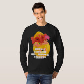 Cute Elephant Ganesha Peace Lotus Loving Kindness  Tシャツ (正面フル)