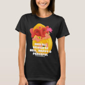 Cute Elephant Ganesha Peace Lotus Loving Kindness  Tシャツ (正面)