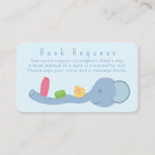 Cute Elephant & Gifts "Book Request" Enclosure Car エンクロージャーカード (正面)