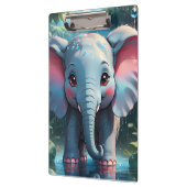 Cute Elephant in the Rain クリップボード (左)