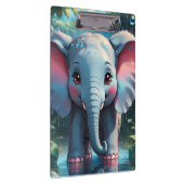 Cute Elephant in the Rain クリップボード (右)