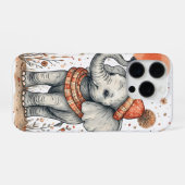 Cute Elephant  iPhoneケース (裏面横)