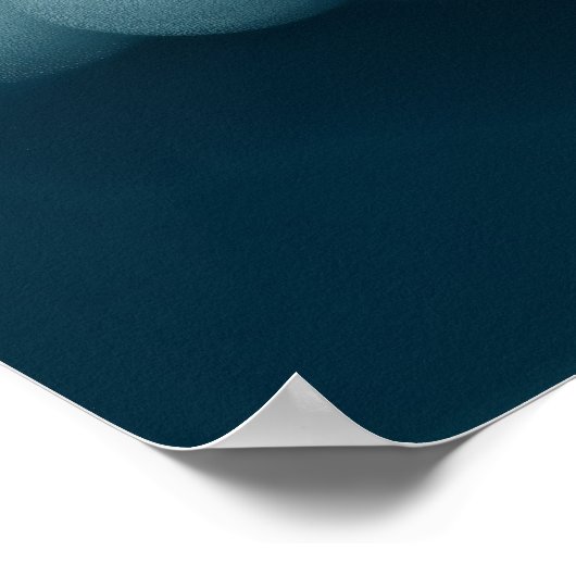 Cute Elephant on Cloud Nursery Bedtime ポスター (角)