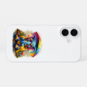 Cute Elephant Rainbow iPhone 16 Case 16ケース (裏面横)