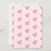 Cute Elephant with Ballon Birthday Party 招待状 (裏面)