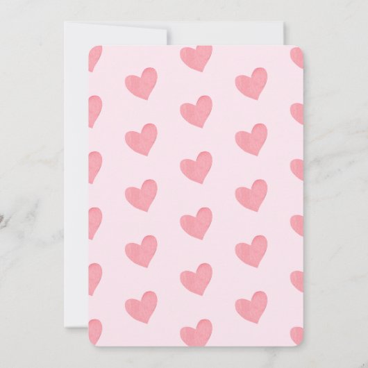 Cute Elephant with Ballon Birthday Party  招待状 (裏面)