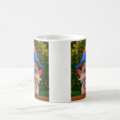 Cute Elf Cat  コーヒーマグカップ (中央)