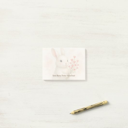 Cute Encouraging Post-it® Notes Desk Note Pad ポストイット (デスク上)
