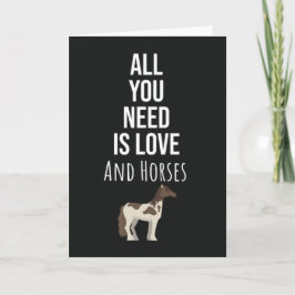 Cute Equine Cards Horse Equestrian Pony Animal カード