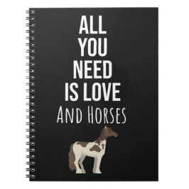 Cute Equine Gifts For Horse Lovers Pony Equestrian ノートブック