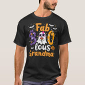 Cute Faboolous Grandma Ghost Bat Funny Halloween C Tシャツ (正面)