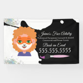 Cute Face Painting Facepainter Clown  横断幕 (横)