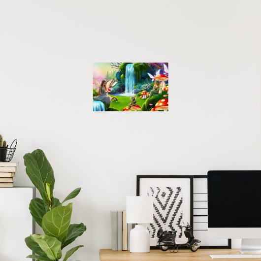 Cute Fairies ポスター (ホームオフィス)