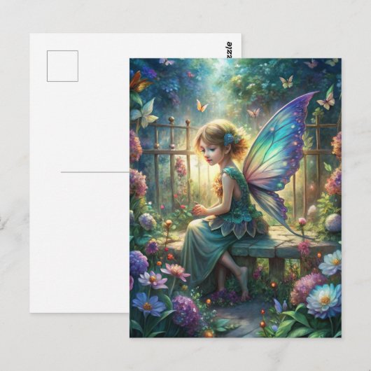 Cute Fairy  ポストカード (正面/裏面)