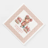 Cute Fairy 1st Birthday Whimsical Pink Paper  (コーナー)