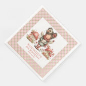 Cute Fairy Mushroom Pink Floral Birthday Party   (コーナー)