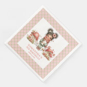 Cute Fairy Mushroom Pink Floral Birthday Party  (コーナー)