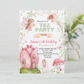 Cute fairy party invitation 招待状 (スタンド正面)