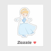 Cute Fairy Tale Princess Pastel Dress Vinyl シール (シート)