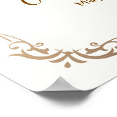 Cute Fairytale Prince Castle Baby Shower Welcome ポスター (角)