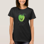 Cute Fall Autumn Orchard Matching Family Apple Pic Tシャツ (正面)