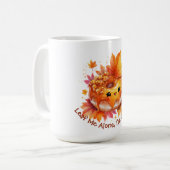 Cute Fall Donut Baby Bodysuit T-Shirt コーヒーマグカップ (正面左)