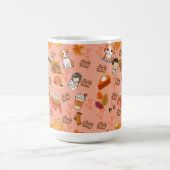 Cute Fall Mug コーヒーマグカップ (中央)