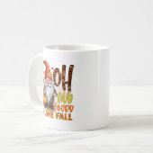 Cute Fall Season lovers gnome コーヒーマグカップ (正面左)
