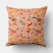 Cute Fall Throw pillow クッション (正面)