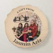 Cute family Personalized Gift From ラウンドクッション (裏面)