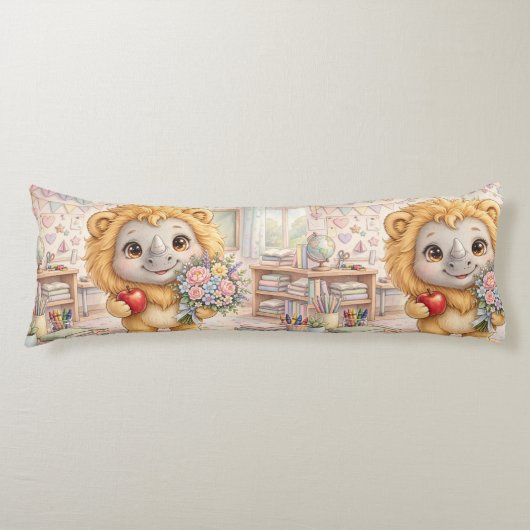 Cute Fantasy Animal Body Pillow – Apple ボディピロー (正面)