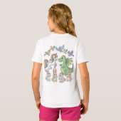 Cute Fantasy Animal Friends T-Shirt for Kids Tシャツ (裏面フル)