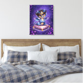 Cute Fantasy Dragon Canvas Wall Art キャンバスプリント (インサイチュ (寝室))