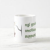 Cute Fantasy Elf Gen Z Quote Love Gift Emotional コーヒーマグカップ (中央)