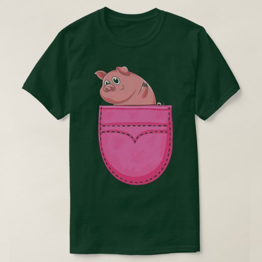 Cute Farm Animal Pig Lover Farmer Animal Lover Poc Tシャツ (デザイン正面)